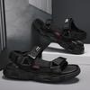 Summer Men Sandals Genuine Leather Mens Casual Shoes Outdoor Men Leather Sandals for Men Beach Shoes Roman Mens Shoes