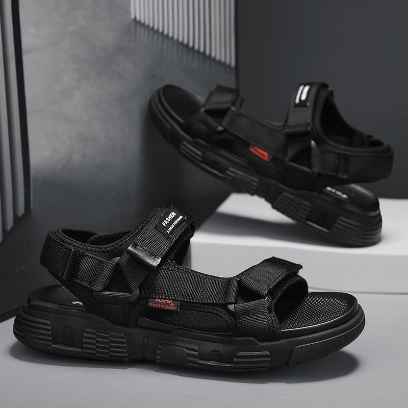 Summer Men Sandals Genuine Leather Mens Casual Shoes Outdoor Men Leather Sandals for Men Beach Shoes Roman Mens Shoes