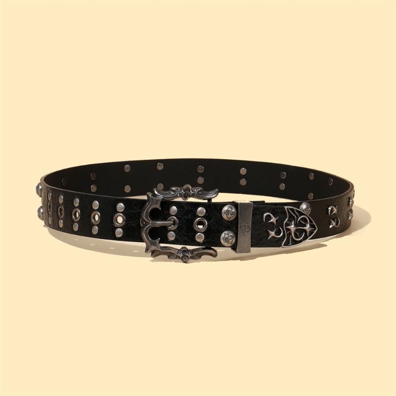 Multi Functional Fashion Belt PU Imitation Leather Metal Buckles Universal Size 115cm 3.7cm for Unisex Daily Wear
