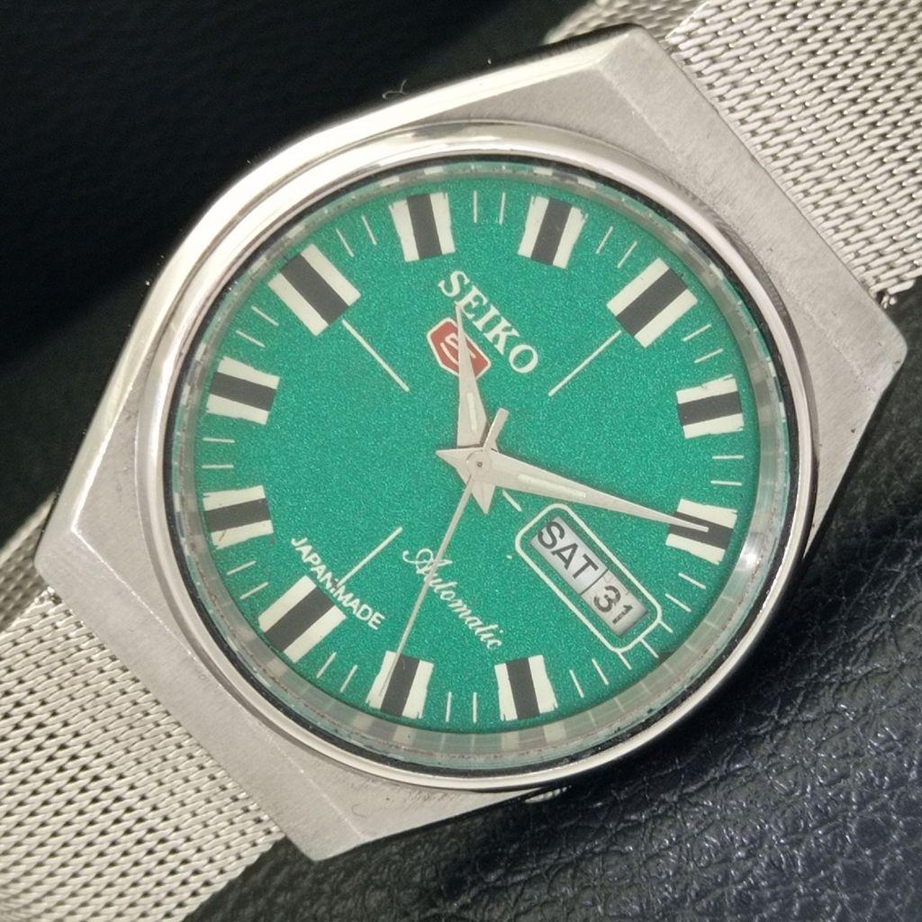

ВИНТАЖНЫЕ МУЖСКИЕ ЧАСЫ SEIKO 5 AUTOMATIC 6309A ЯПОНИЯ ЦИФЕРБЛАТ ЗЕЛЕНОГО ЦВЕТА a702100-5 R208-a702100