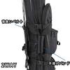 Sutekus Double Gun Case, Rifle Case, Airsoft Nylon, 2-Way, Black (120cm)