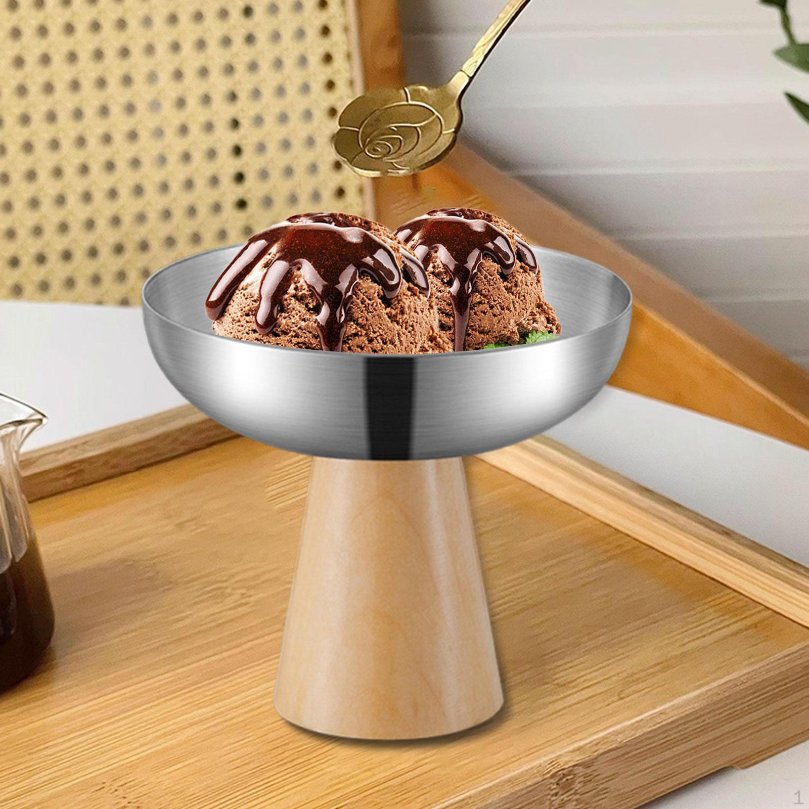 

Десертная чаша на ножке для мороженого и фруктового салата, отлично подходит для домашнего использования 100ml