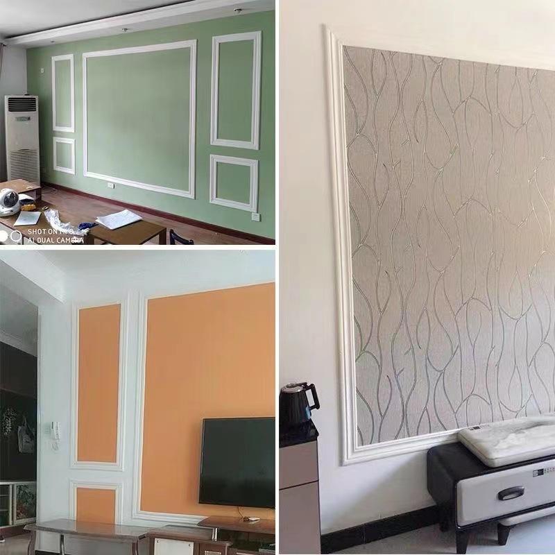 1ks pro podlahové rohové samolepky na zeď Samolepící linie pasu 3D reliéfní domácí dekorace