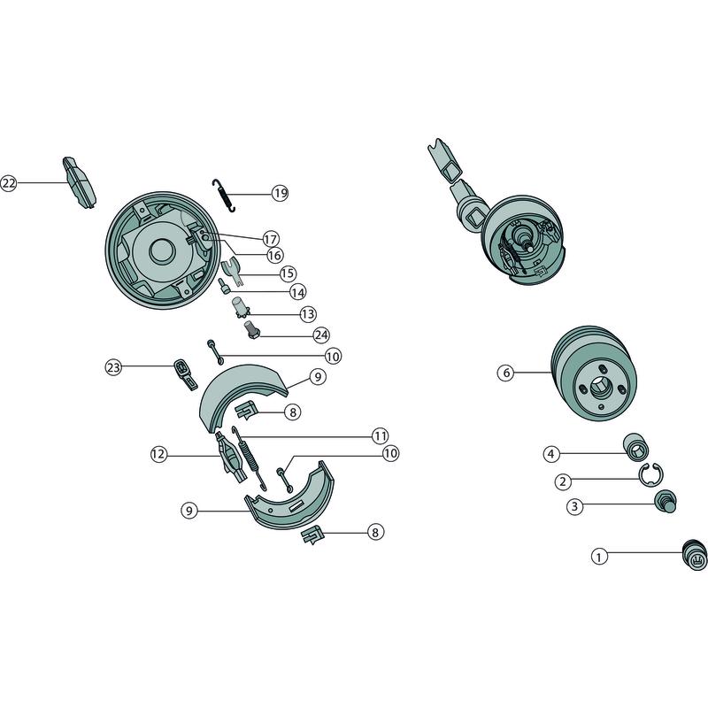 Adjustable pin 89303.276.11.05.0 BPW 03.276.11.05.0