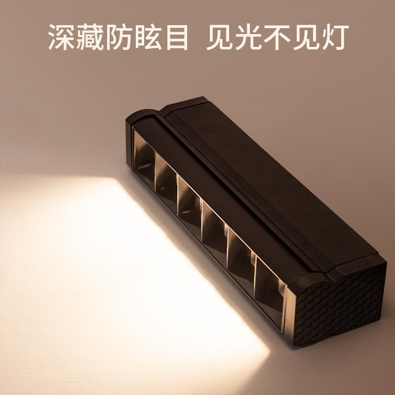 LED Track Spotlight Large Wide-angle Highlight Track Light, Shopping Mall Supermarket Shelf Clothing Store Guide Rail Surface Spotlight