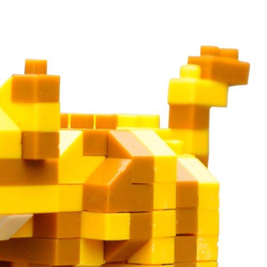 Pruhovaná kočka s nanoblokem