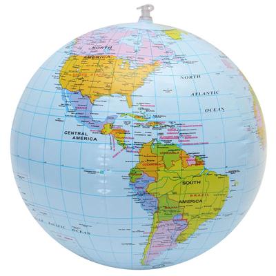 Pallone da spiaggia inglese da 16 pollici supporto didattico spiaggia terra palloncino in PVC