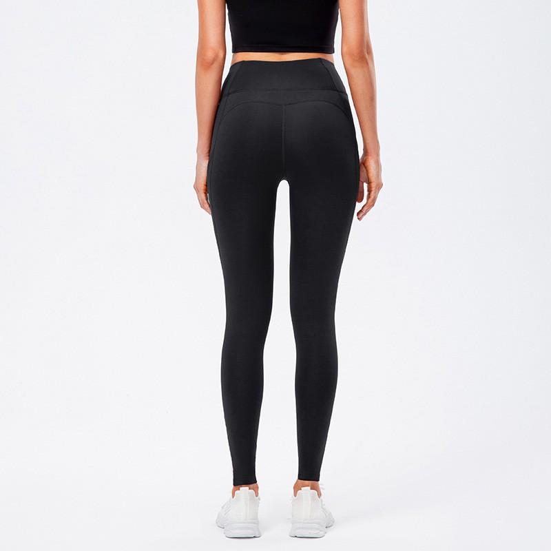 Damen Warme Fleece-gefütterte High-Waist Leggings Yoga Laufen Workout Winter Fitness