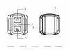 HD Mini Waterproof Sports Camera with WIFI, Remote Control, Video Recording & Anti-shake for Cycling