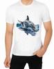 Dolphin Jumping Ocean Sea Life T-Shirt for Men Apparel Short Sleeve Clothing