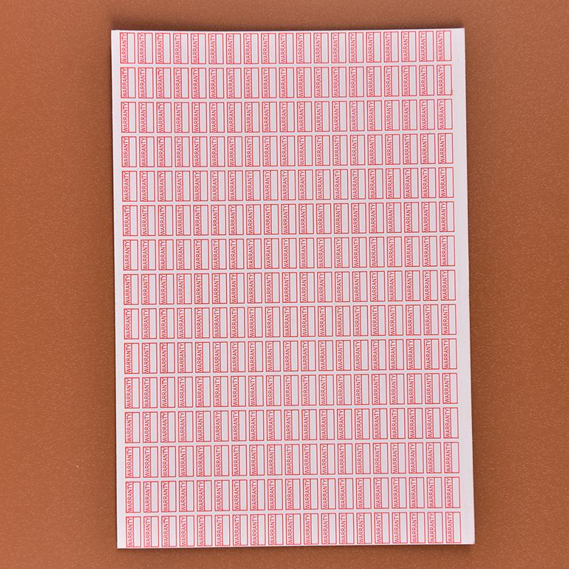 1000Pcs Warranty Damaged Protection Security Label Sticker Seal Fragile Label