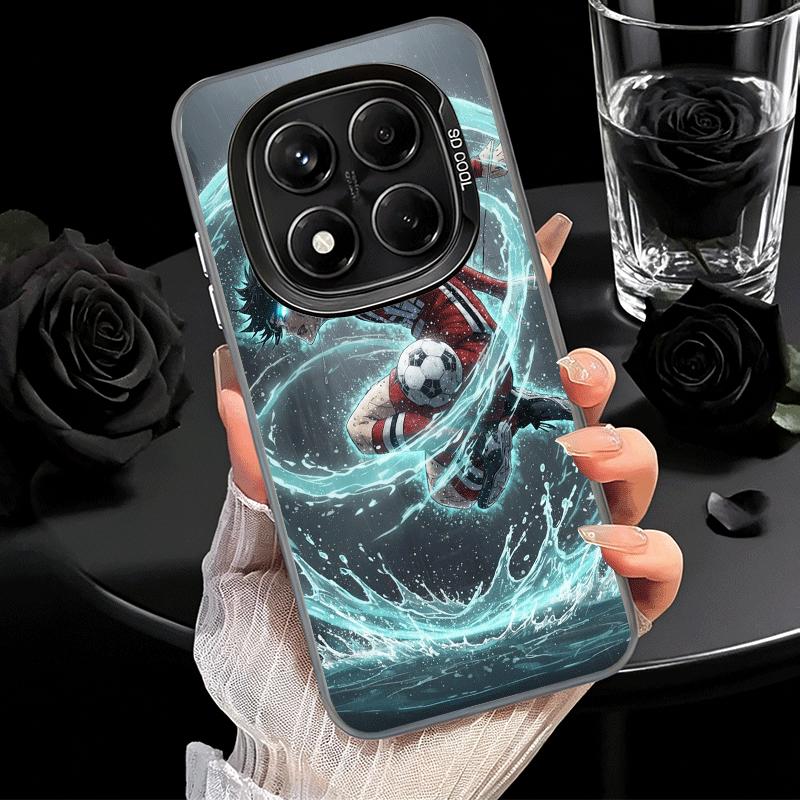 Blue L-Lock Isagi Yoichi Soft Phone Case for Samsung Galaxy S24 S25 FE S26 Edge S23 Ultra S22 Plus S21 + Shockproof Cover Back S