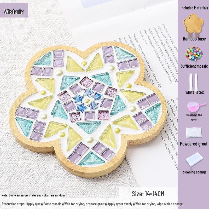 Набор для самостоятельной сборки мозаичных подставок под кружки JINGRX