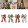 Christmas Bows for Wreath Decorative Ornament Xmas Decorations Large Christmas