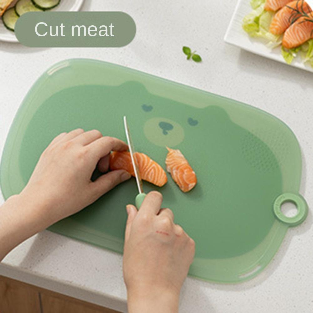 Protiskluzové prkénko na krájení ovoce Kreslená podložka na krájení jídla Odolné kuchyňské prkénko Zelenina