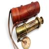 Spyglass Telescope Replica  Nautical Brass Spyglass with Leather Box Pirate Telescope Gift for Mariners Collectors