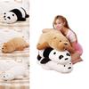 We Bare Bears Pillow Cartoon Bear Grizzly Bear Panda Soft Stuffed Plush Toy Doll Adorable And Cuddly
