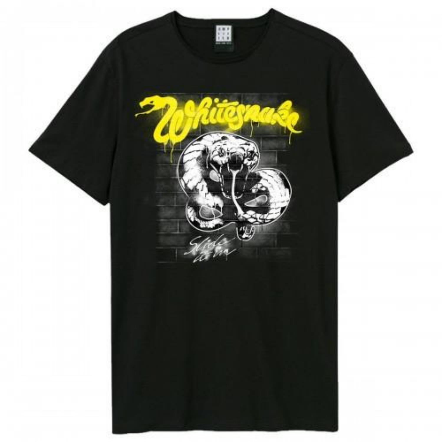 Amplified Unisex Adult Graffiti Whitesnake T-Shirt S разноцветный