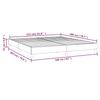 Box Spring Bed Frame Light Gray 160 x 200 cm Velvet