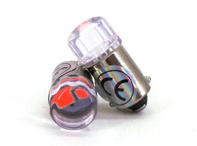 6 Pcs LED Bulb BA9S, T4W 12V CANBUS 140lm Colors Red Off-Road