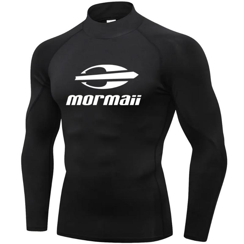 Men Swimsuit Swimming T-shirt Beach UV Protection Swimwear Rash Guard Long Sleeve Surfing Diving Swimsuit Surf T-shirt
