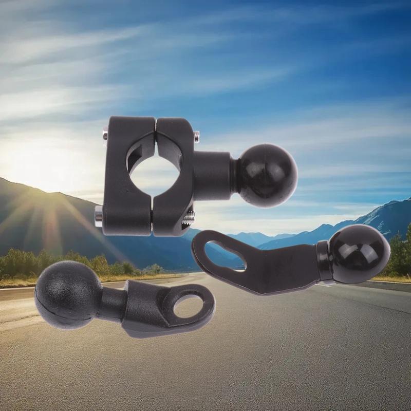 1 Set 2.3cm Ball Clamp Bracket For Motorbike Phone Holder PJ10/PJ13/PJ18 Motorcycle Handlebar Mount Base Kit Accessories