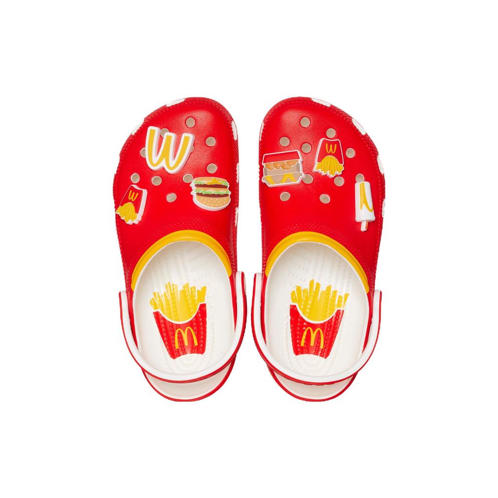 Crocs McDonalds x Classic Clog Ronald McDonald Unisexové tenisky Červená Žlutá Bílá 209858-90H