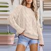 Women's Loose  Winter Knitted Fashion Casual Pullover Sweater