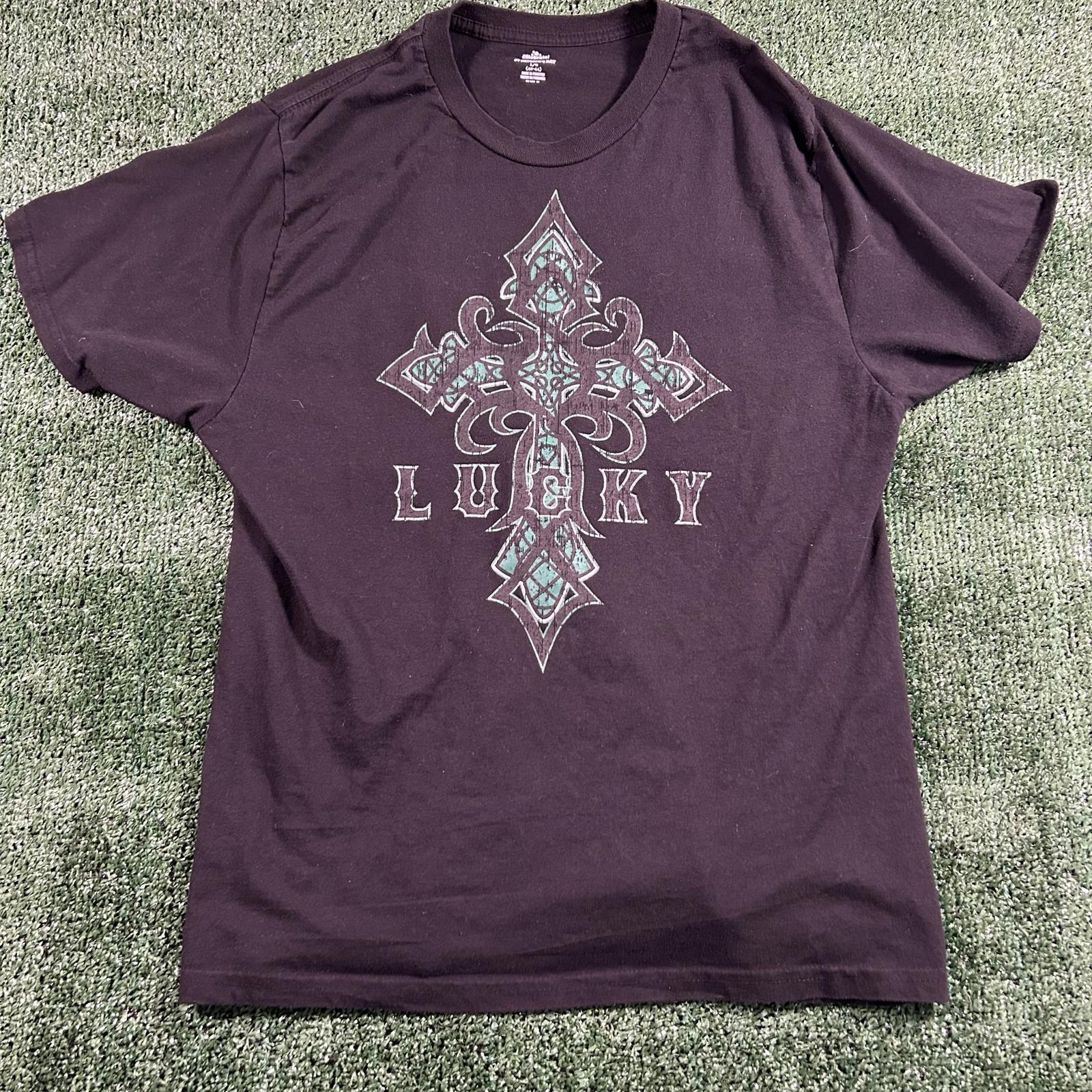 Men s black St. Patrick s Day Graphic T-Shirt. Large S
