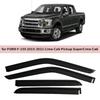 For FORD F-150 Crew Cab Pickup SuperCrew 2015 2016 2017 2018 2019 2020 2021-2024 F150 Wind Deflectors Rain Guards Window Visor
