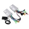 24 48V 500W 25A Li Battery LCD Instrument Dual Drive Controller Kit Water Proof Brushless Motor Controller Kit for