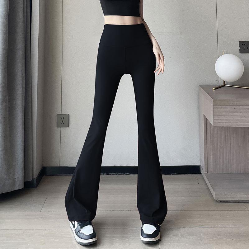 2024 Damen High-End Sommer Yoga & Laufset mit schnelltrocknenden Micro Flare Hosen
