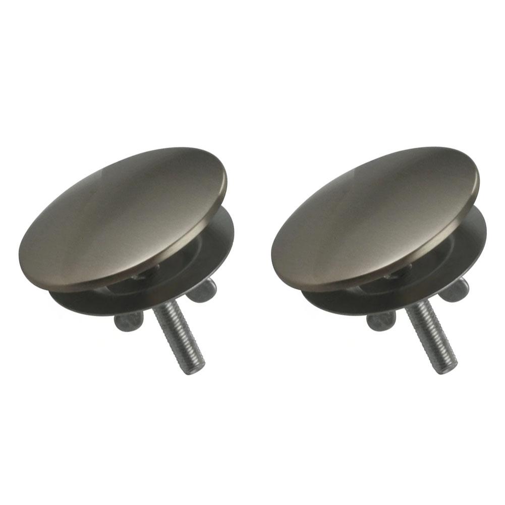 Sink Hole Cover Assembly 2 Pack Zinc Alloy Lid Stainless Steel Fastening System for 49mm Drain Hole Sealing In Kitchen Sinks
