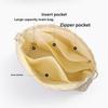 Multi layer Insert Cosmetic Bag Multi-Pocket Storage Bag Simple Nylon Toiletry Bag  Travel