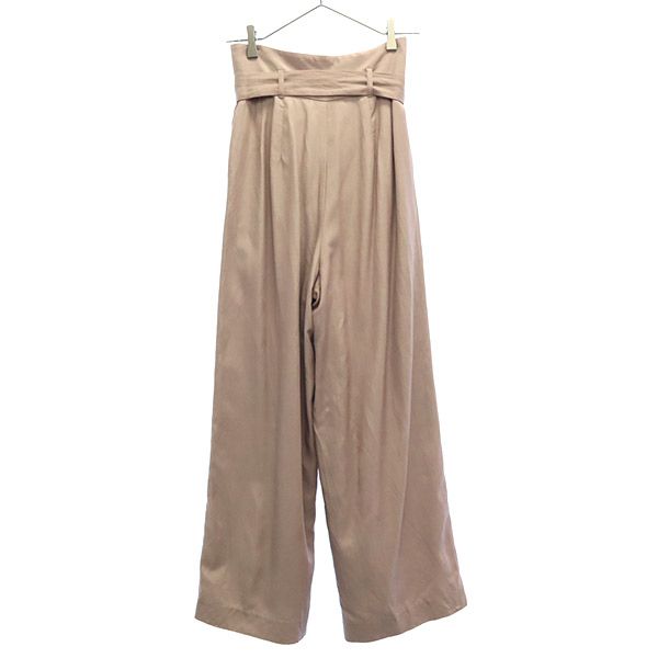 SNIDEL SWFP211143 High waist tuck Pants pink Women Used