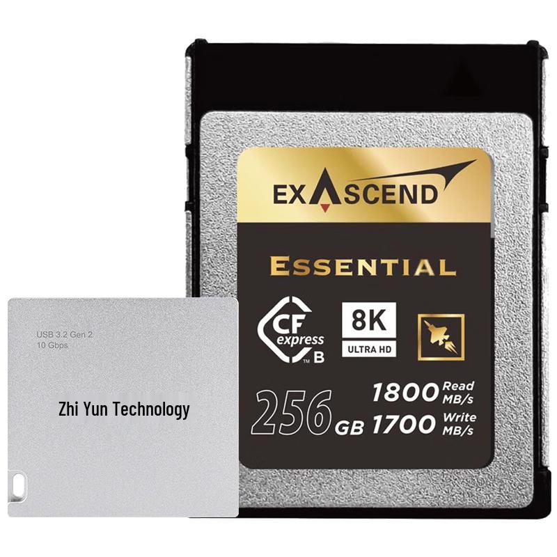 Zhiyutech 256GB CFexpress Type-B Memory Card & Reader Kit