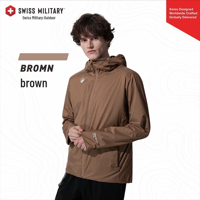 SWISS MILITARY Men s Hooded Thinsulate Jacket L коричневый