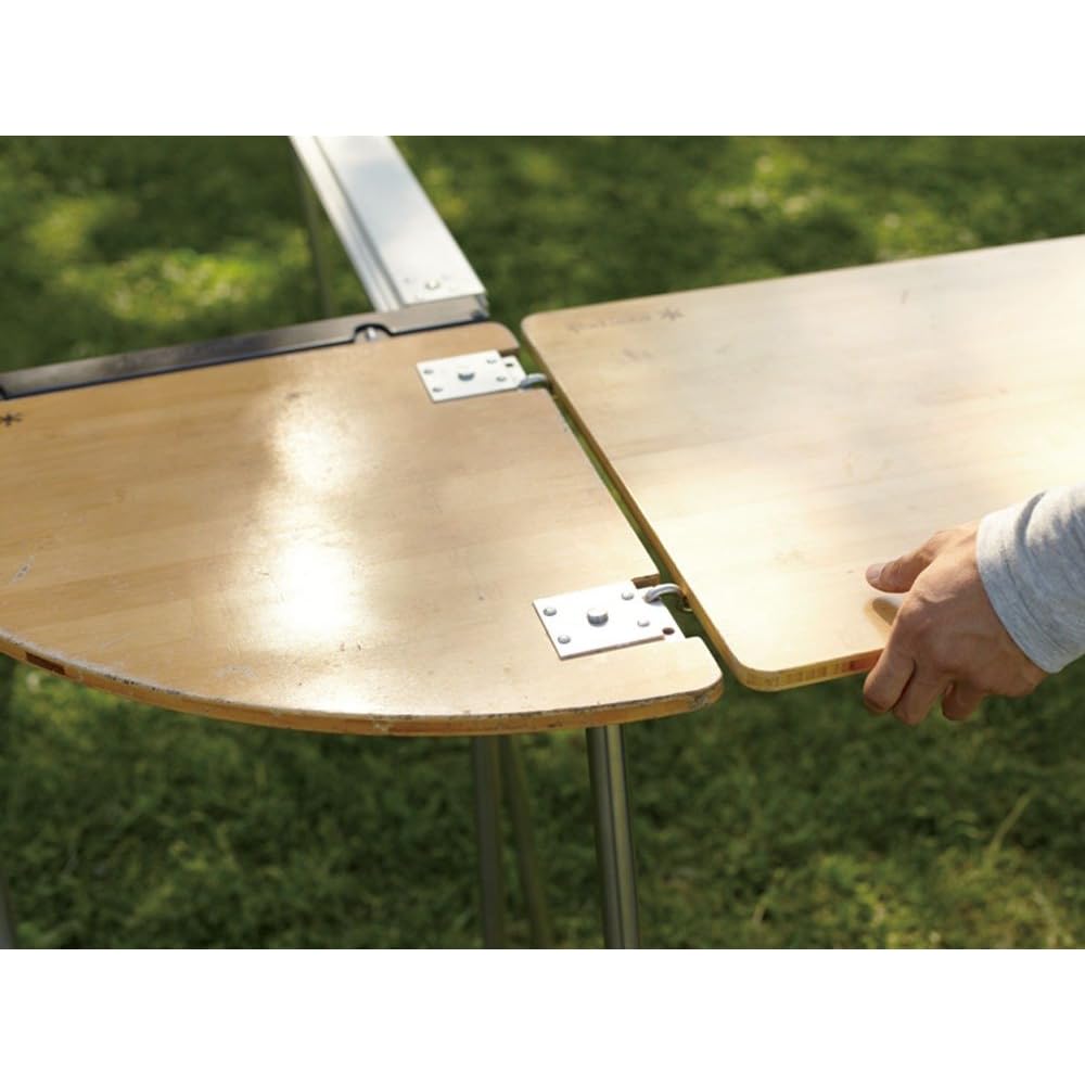 Snow Peak Multi-Function Long Bamboo Table CK-117TR Portable Outdoor Furniture
