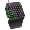 Mini Single Hand Keyboard Luminous Gaming Mechanical Keyboard Gaming Keyboard  Desktop PC