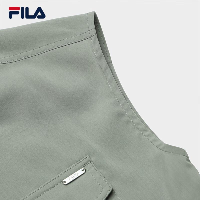 FILA Women's Fashion Casual Loose Short Woven Vest