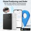 Wireless Rechargeable Wallet Tracker Card With Google Find Hub App GPS Smart Tag Locator For Android Anti Loss Message Reminder