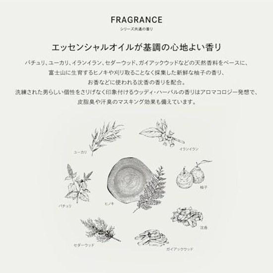 GROOMING Wash Facial Foam 120g Mens Beauty Hinoki Scent Shiseido Professional Salon Exclusive