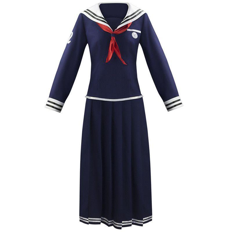 Ronpa Dangan Danganronpa Cosplay Dress Touko Toko Fukawa Halloween Costume Set