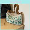2024 Damen Canvas Tasche Damen Mode Color-blocking Kissen Tasche Street Style Tote Schulter Crossbody Tasche