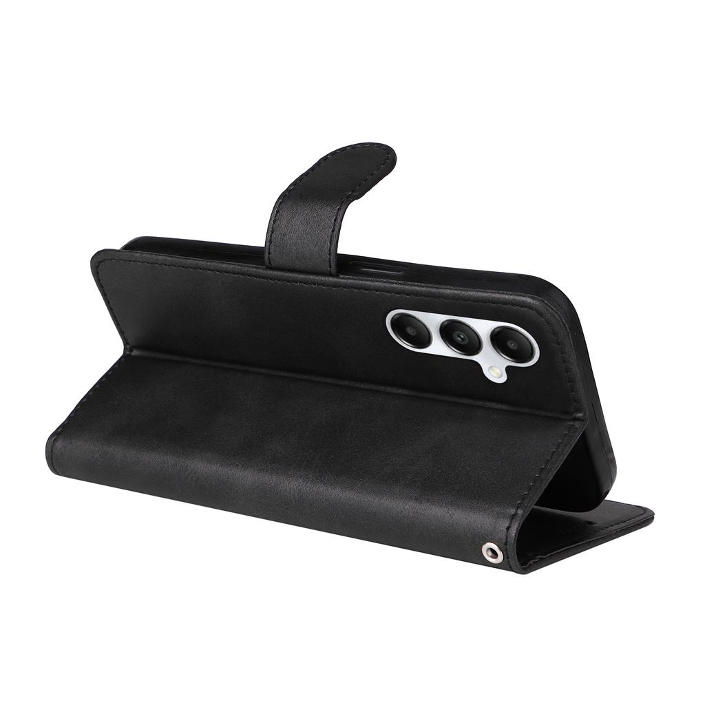 For Samsung Galaxy A05s 4G Case Calf Texture Leather Wallet Phone Stand Cover