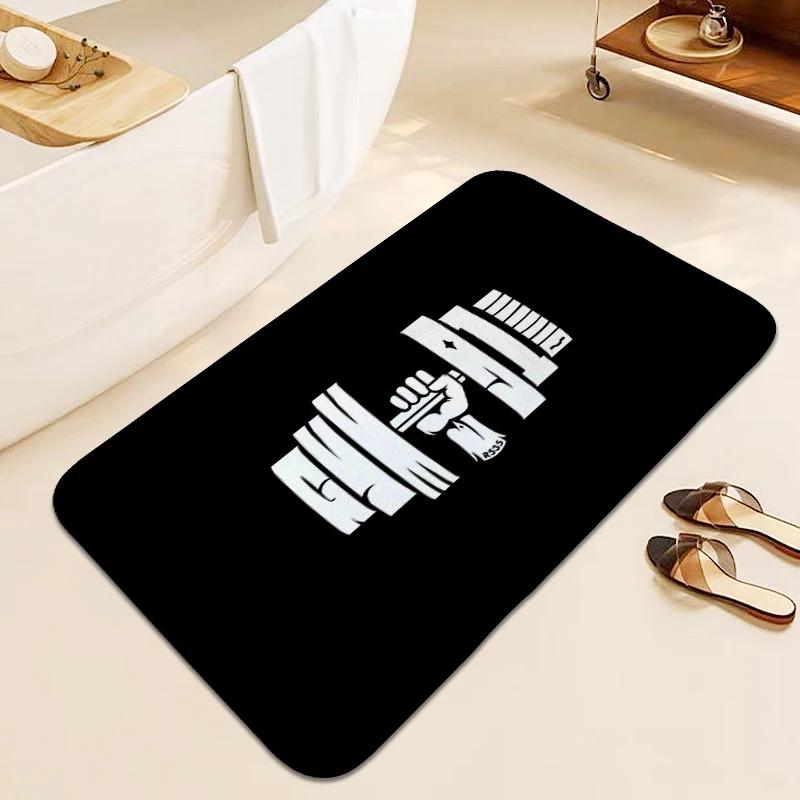 Gym Carpet for Bedroom Floor Mats Front Door Soft Living Room Funny Doormat Bathroom Hallway Sleeping Room Rug Aesthetic