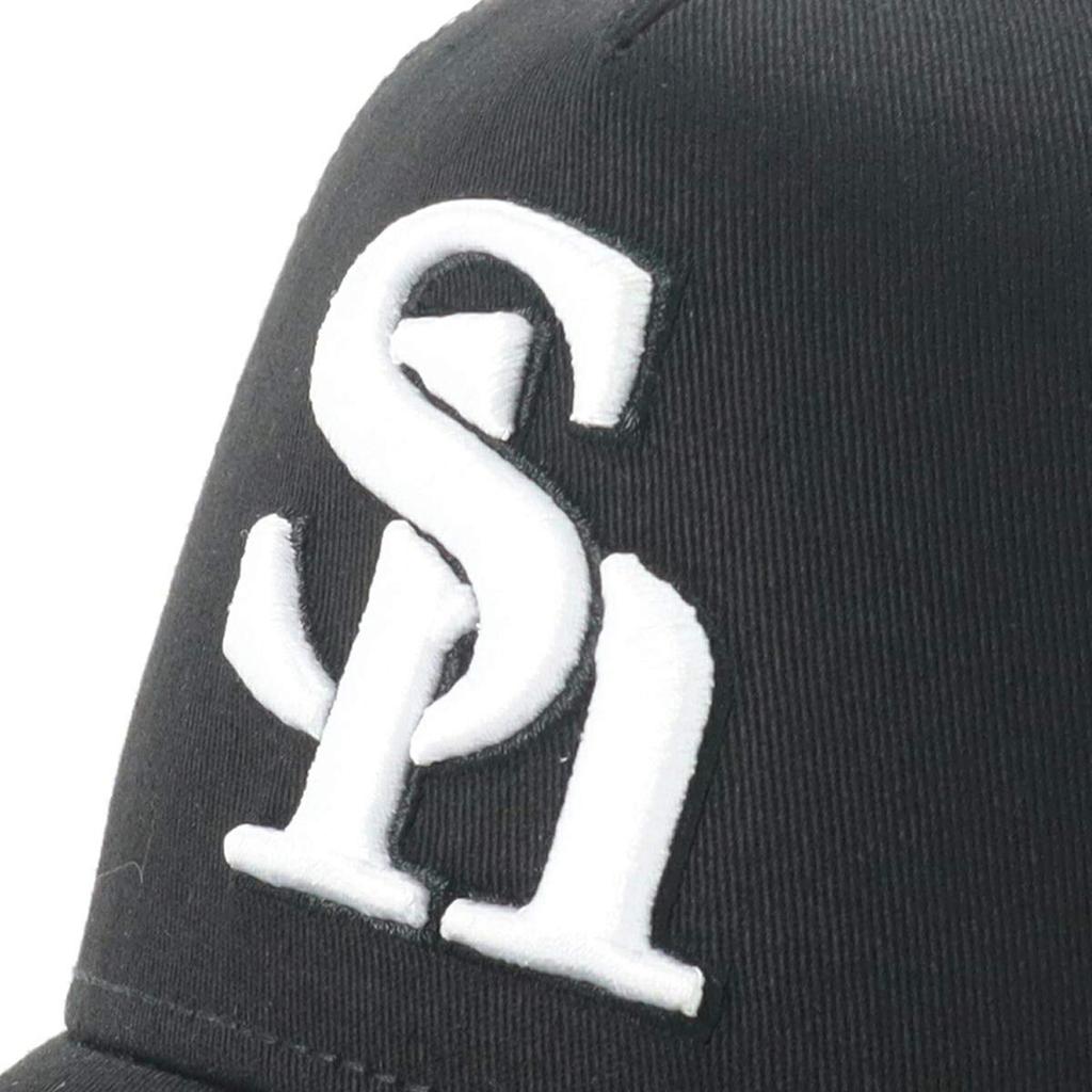 [New Era] Mesh Cap Japanese Professional Baseball Softbank HawksBK FREE 940AFTR NPB SOFHAW BLK WHI 25J