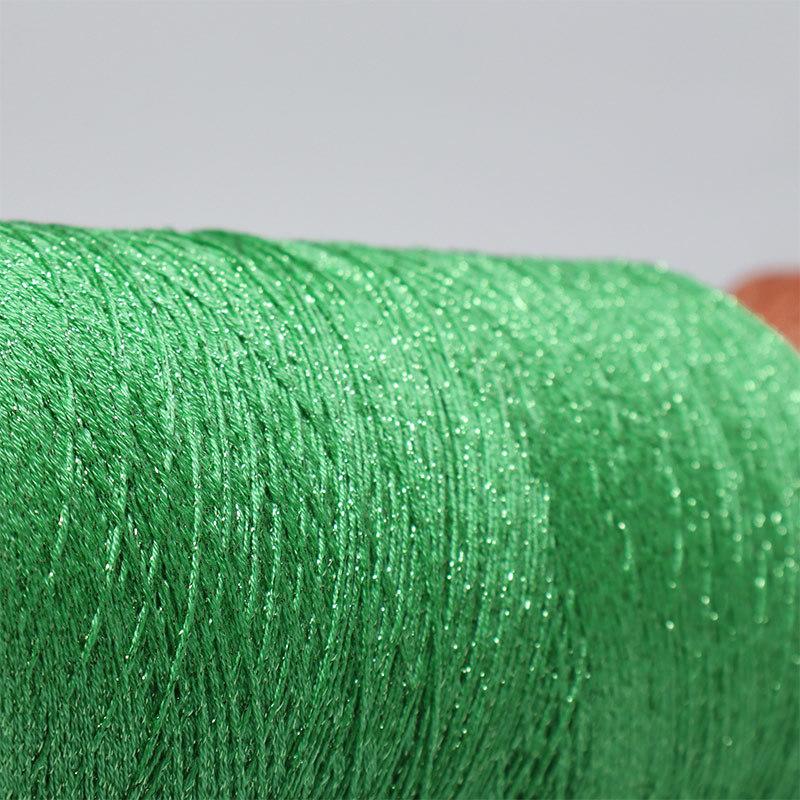 Multi-Color Lurex Glitter Lace Yarn Hand Woven Shiny Metallic Thread for Handmade DIY Knitting Sweaters Hats Scarves