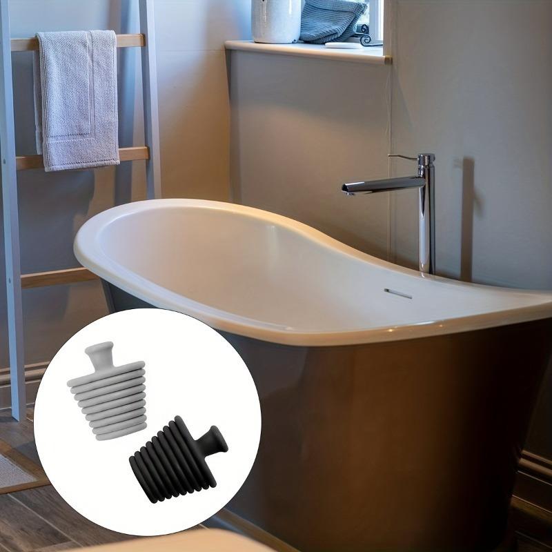 1pc Leak-Proof Silicone Drain Plug Conical Screw Plug for Bathroom Sink & Bathtub Drain Cover for Shower, Sink, Modern Bathroom Accessory