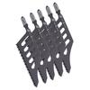 5 Pcs Flush Cutting Jigsaw Blade High Carbon Steel Irregular Curve Saw Blades with Handle for Softwood Fiberboard